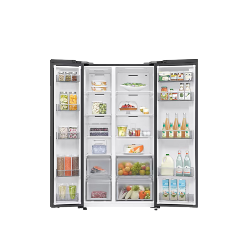 Samsung SBS 2 Door, 655 (New) (RS70F65Q2FST)