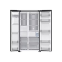 Samsung SBS 2 Door / 635L / All Around Cooling / AI Inverter Compressor / (I&amp;W)Dispenser, Glass Door (RS70F65K1BST)