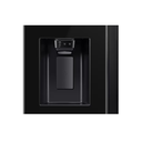 Samsung SBS 2 Door / 635L / All Around Cooling / AI Inverter Compressor / (I&amp;W)Dispenser, Glass Door (RS70F65K1BST)