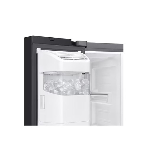 Samsung SBS 2 Door / 635L / All Around Cooling / AI Inverter Compressor / (I&amp;W)Dispenser, Glass Door (RS70F65K1BST)