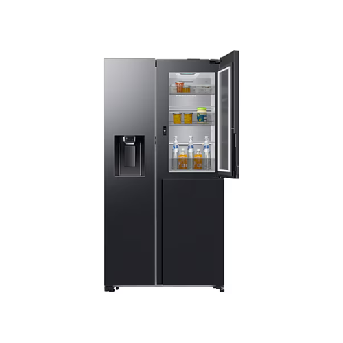Samsung SBS - 3 Door / 627L / All Around Cooling / AI Inverter Compressor / (I&amp;W)Dispenser Black (New) (