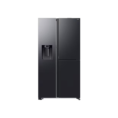 Samsung SBS - 3 Door / 627L / All Around Cooling / AI Inverter Compressor / (I&amp;W)Dispenser Black (New) (RS80F65G1FST)